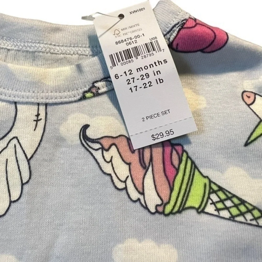 🆕 Baby Gap Organic Cotton 2 piece Set T-shirt & Shorts​​